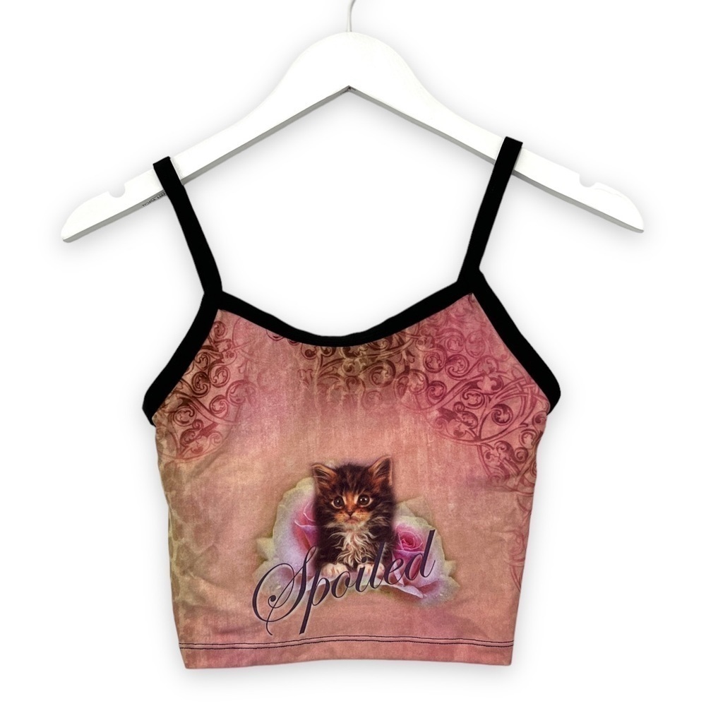 RARE Vintage Hot Skins Bodywear Cropped Tank Large NWT